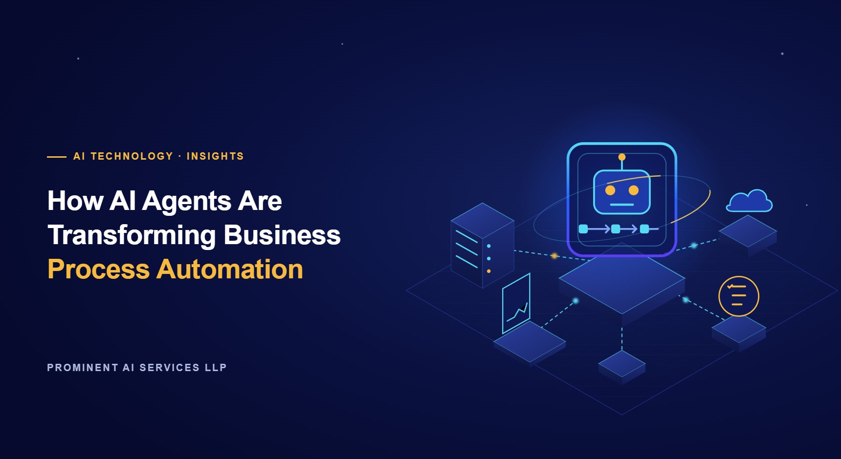 Illustration for the article: How AI Agents Are Transforming Business Process Automation