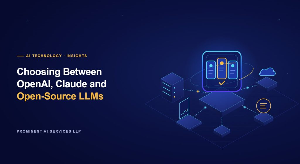 Illustration for the article: Choosing Between OpenAI, Claude and Open-Source LLMs