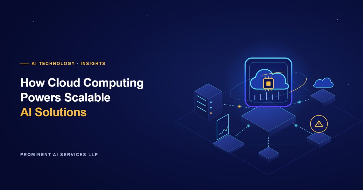 Illustration for the article: How Cloud Computing Powers Scalable AI Solutions