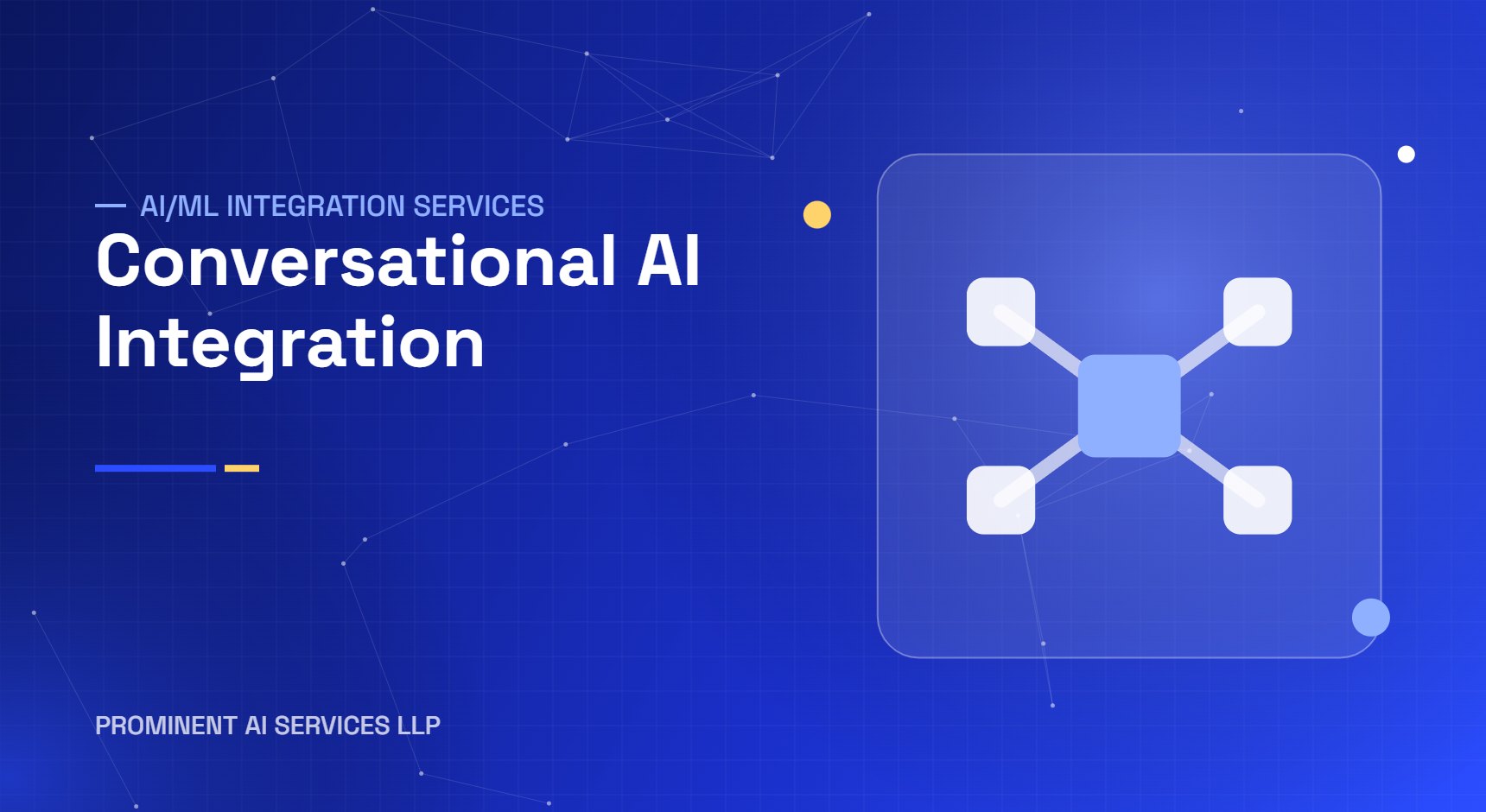 Conversational AI Integration services by Prominent AI Services LLP