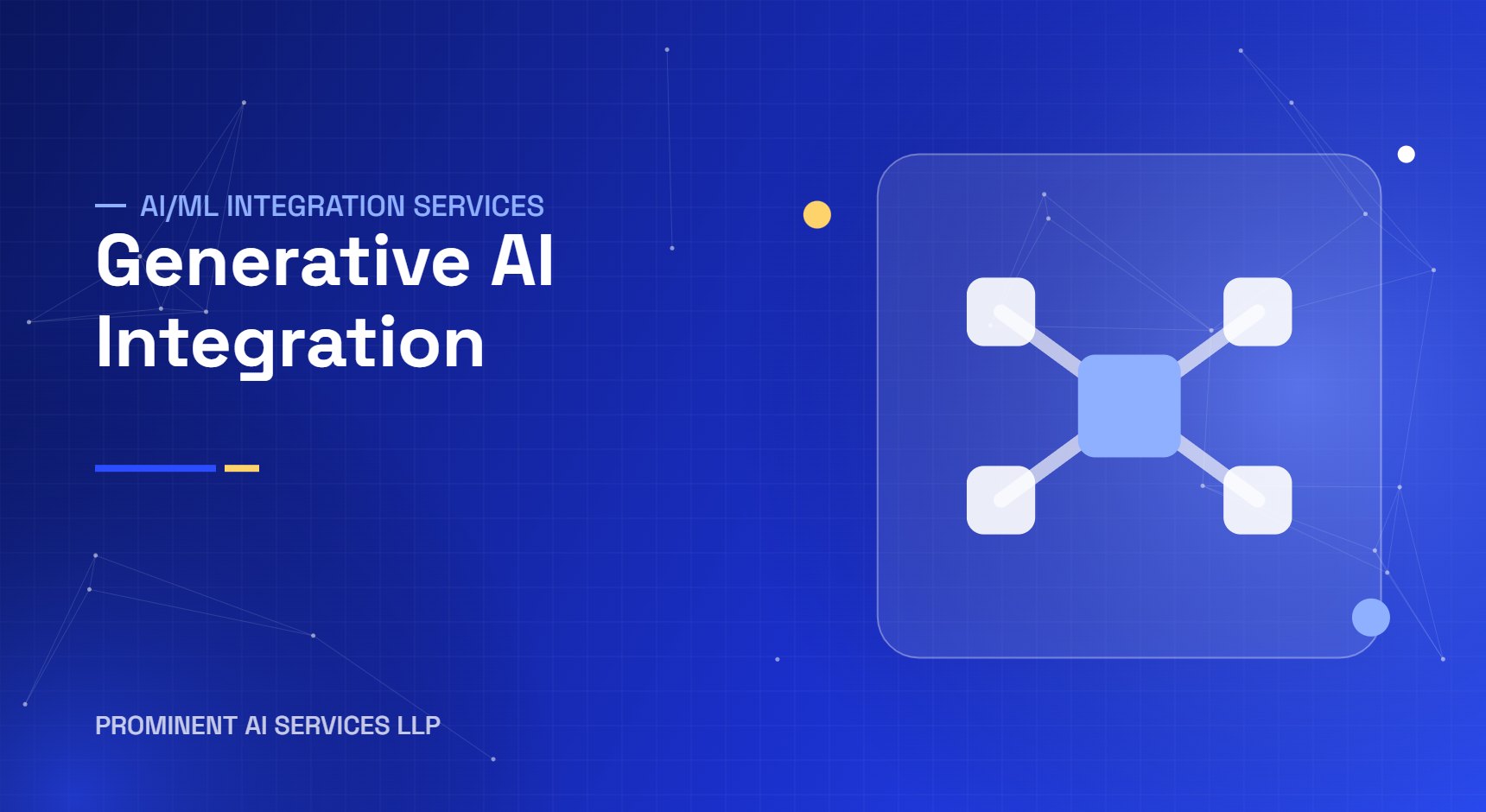 Generative AI Integration services by Prominent AI Services LLP