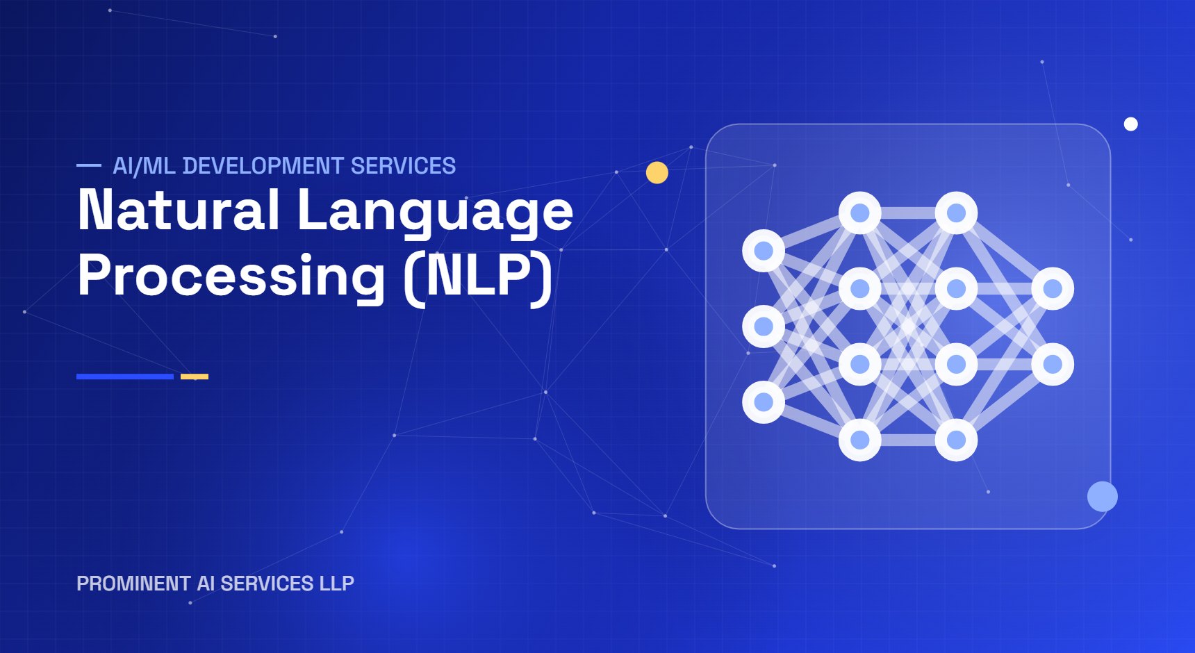 Natural Language Processing (NLP) services by Prominent AI Services LLP