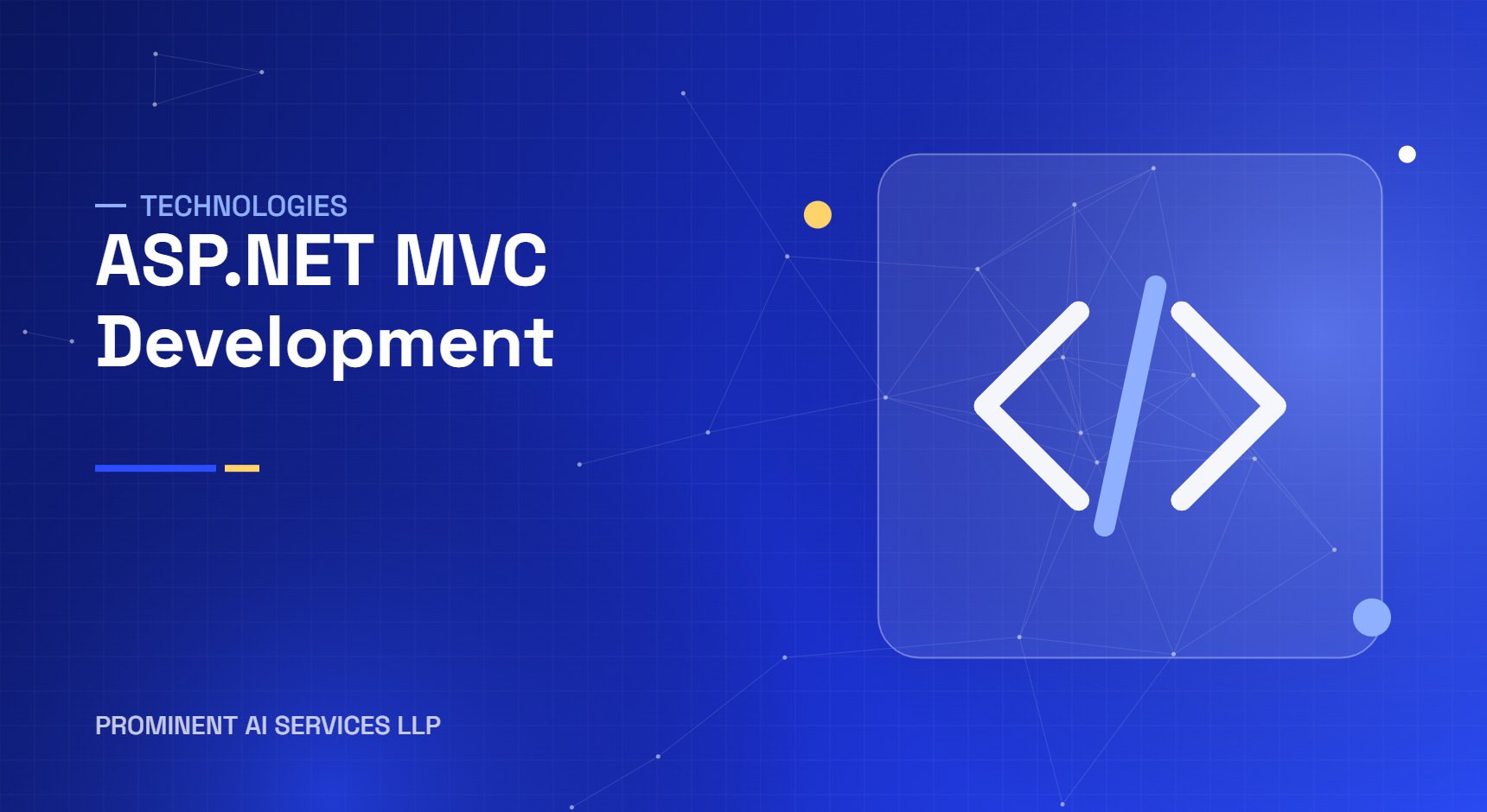 ASP.NET MVC development services by Prominent AI Services LLP