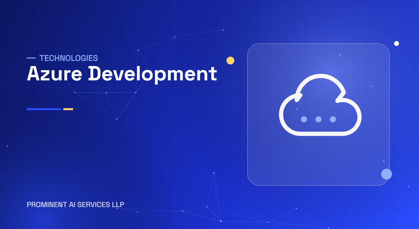 Azure development services by Prominent AI Services LLP