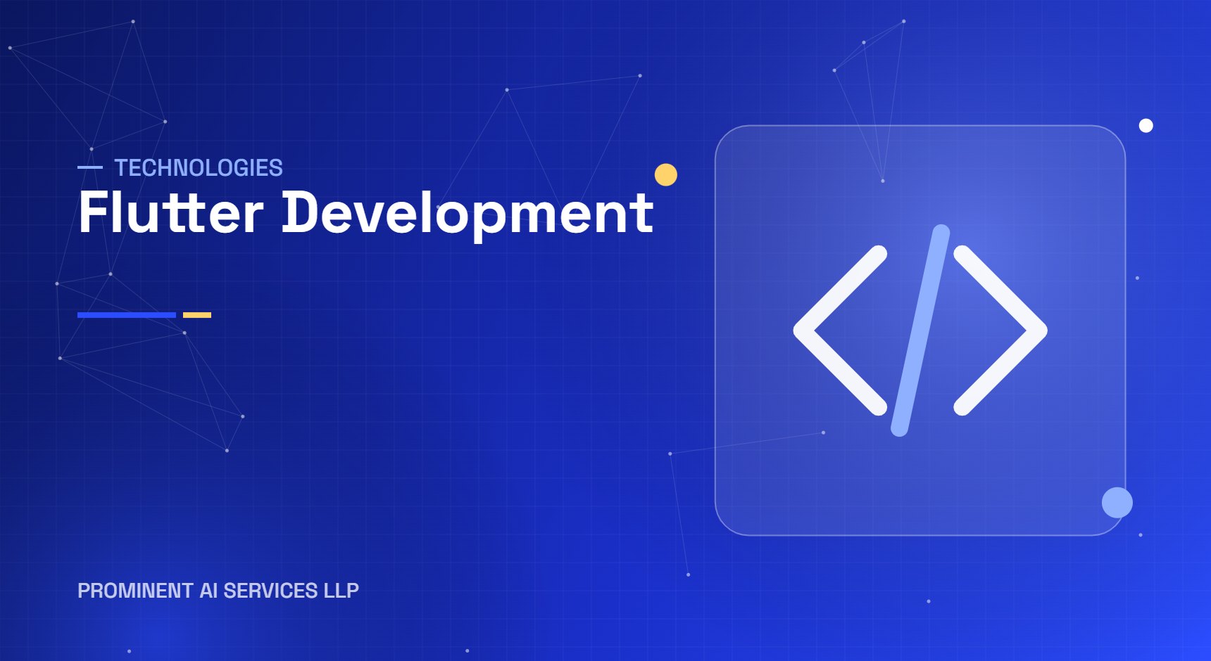 Flutter development services by Prominent AI Services LLP