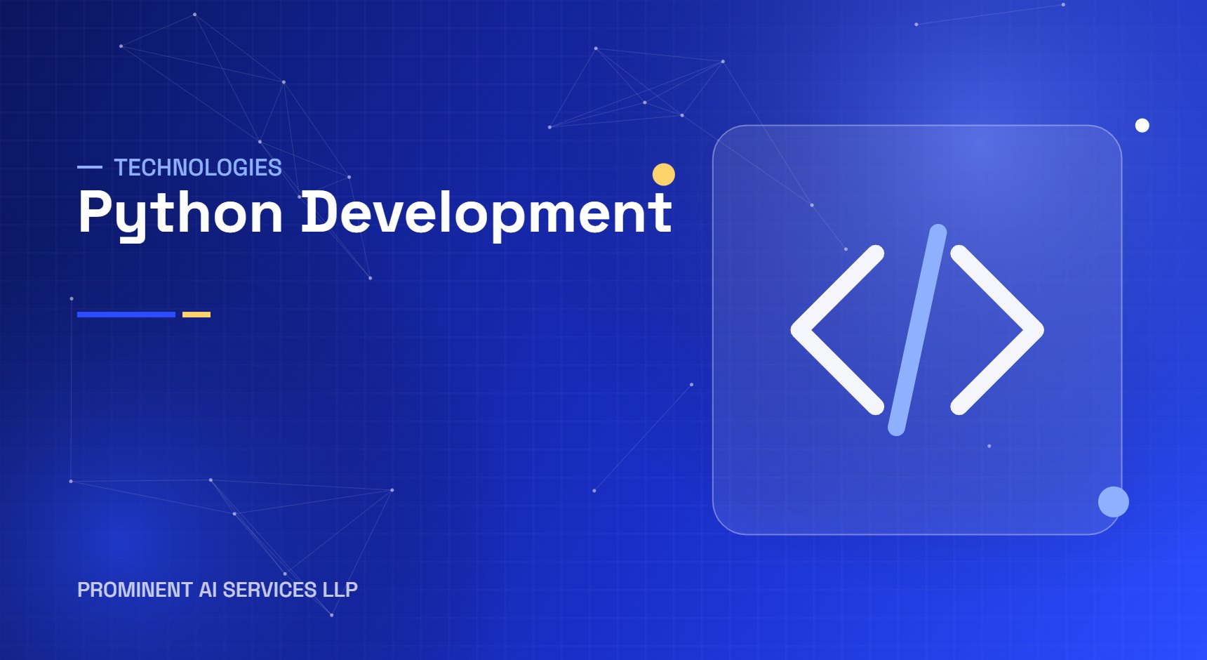 Python development services by Prominent AI Services LLP